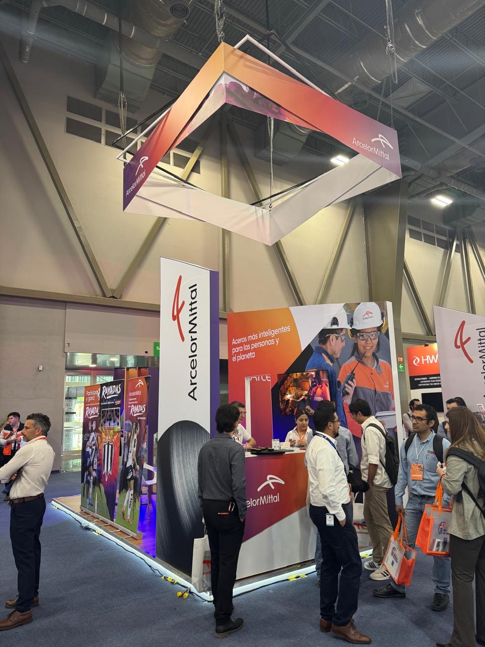 Stand ArcelorMittal en expo